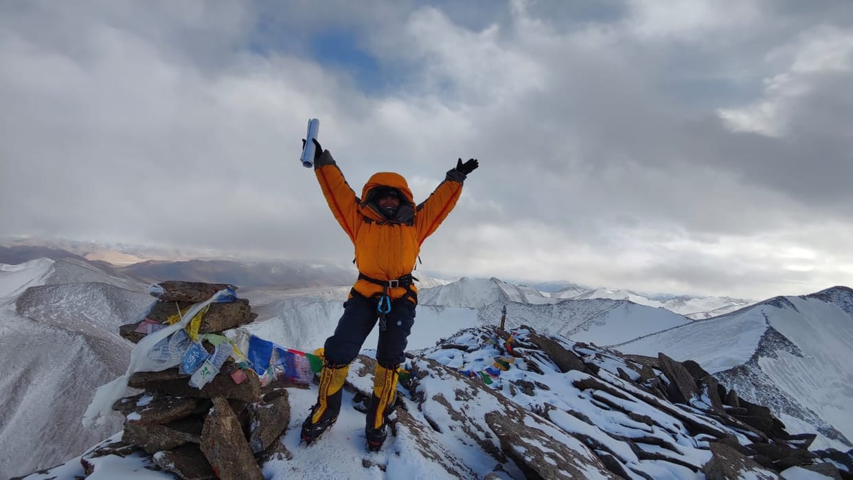 Sheetal conquered Mount UT Kangri