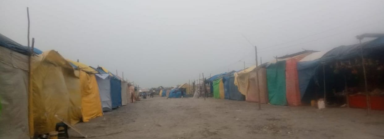 Dhaighat fair became dull due to rain, silence prevailed