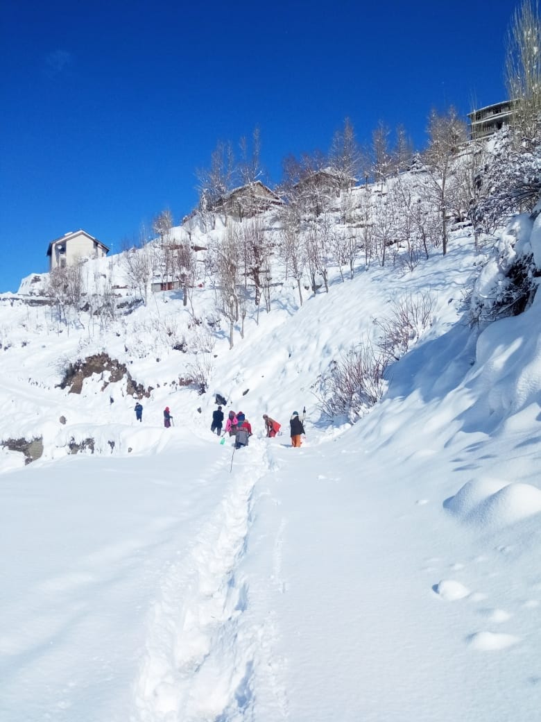 Weather cleared, now danger of avalanche increases