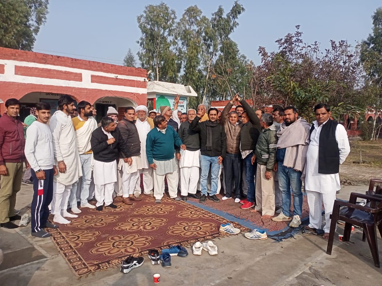 Meeting regarding election of Jat organization in Maham