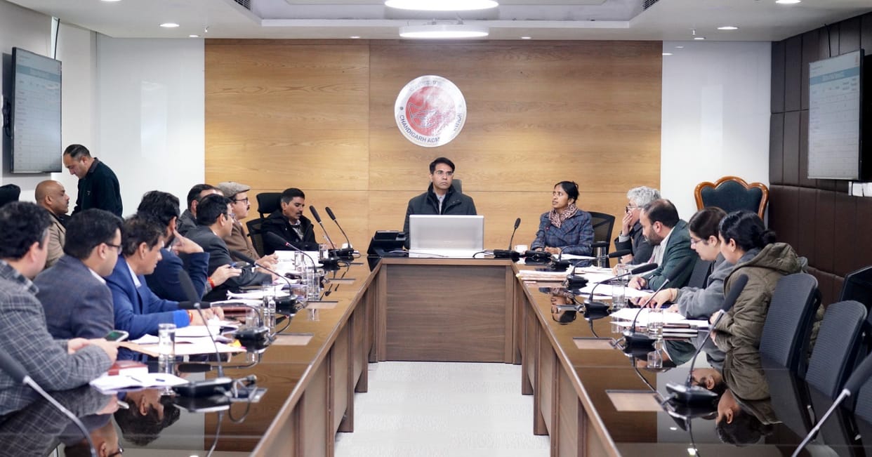 Advisor to Administrator reviews progress of Aadhaar activities in Chandigarh UT