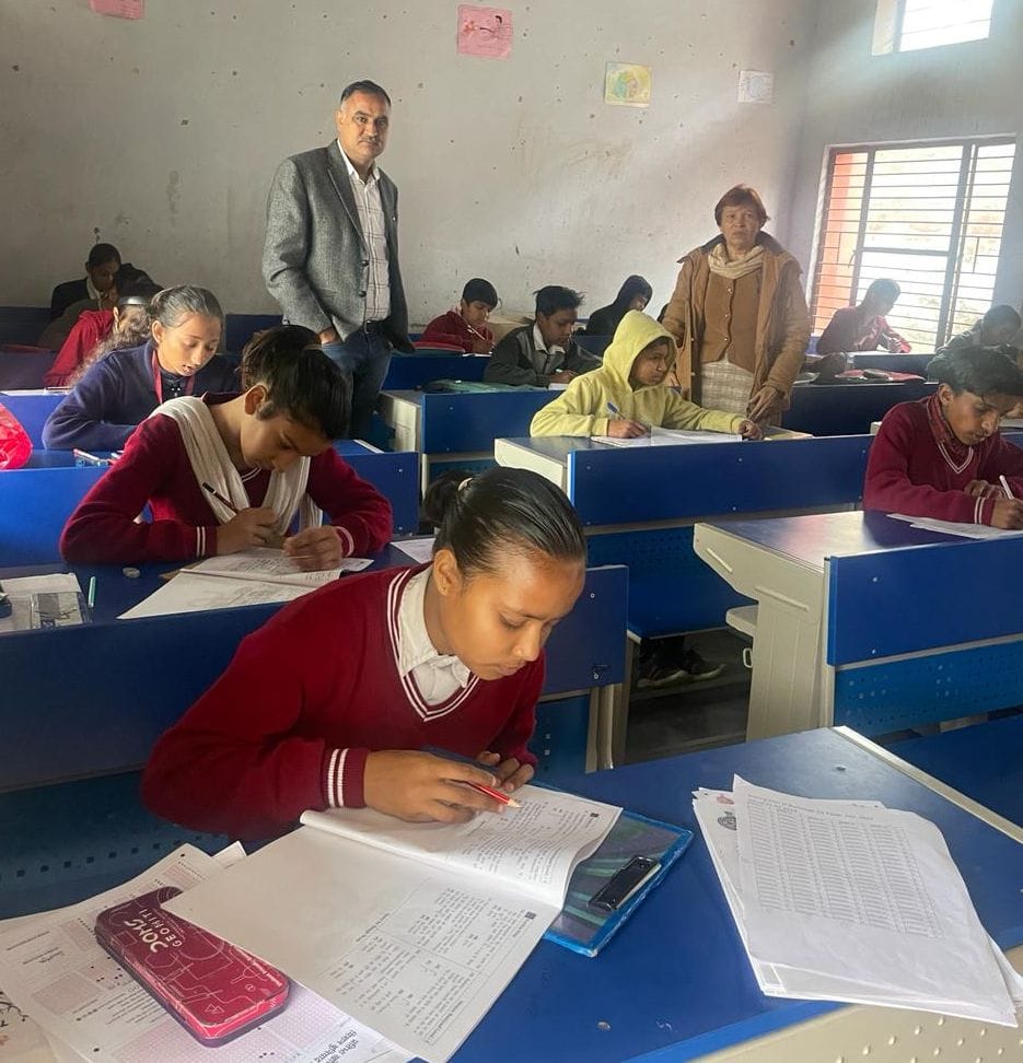 3833 students gave the foundation level-1 examination at 13 centres