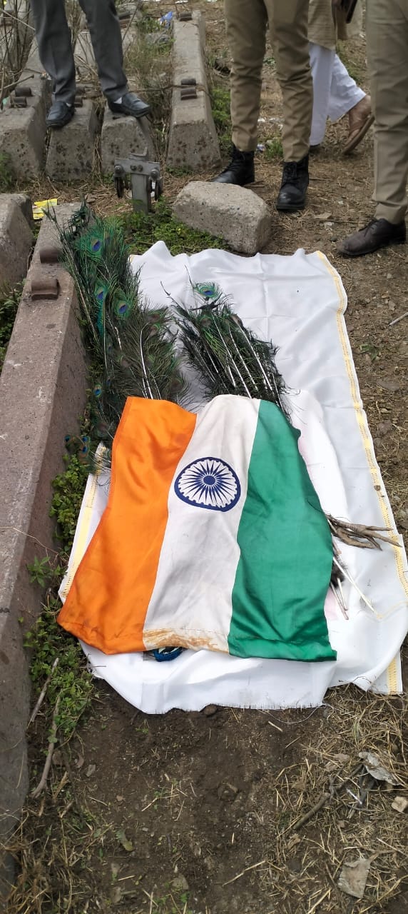 Peacock died after being hit by a goods train, cremated with state honours.
