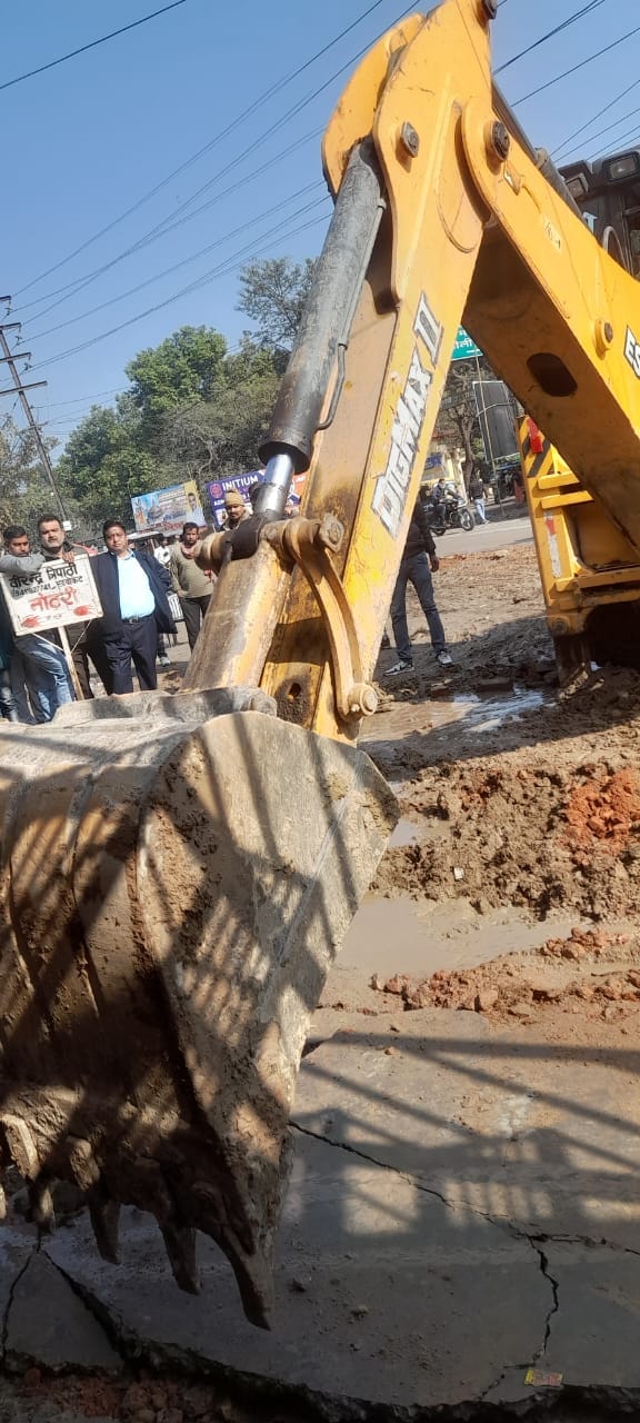 When waterlogging problem went viral on social media, officials rushed to