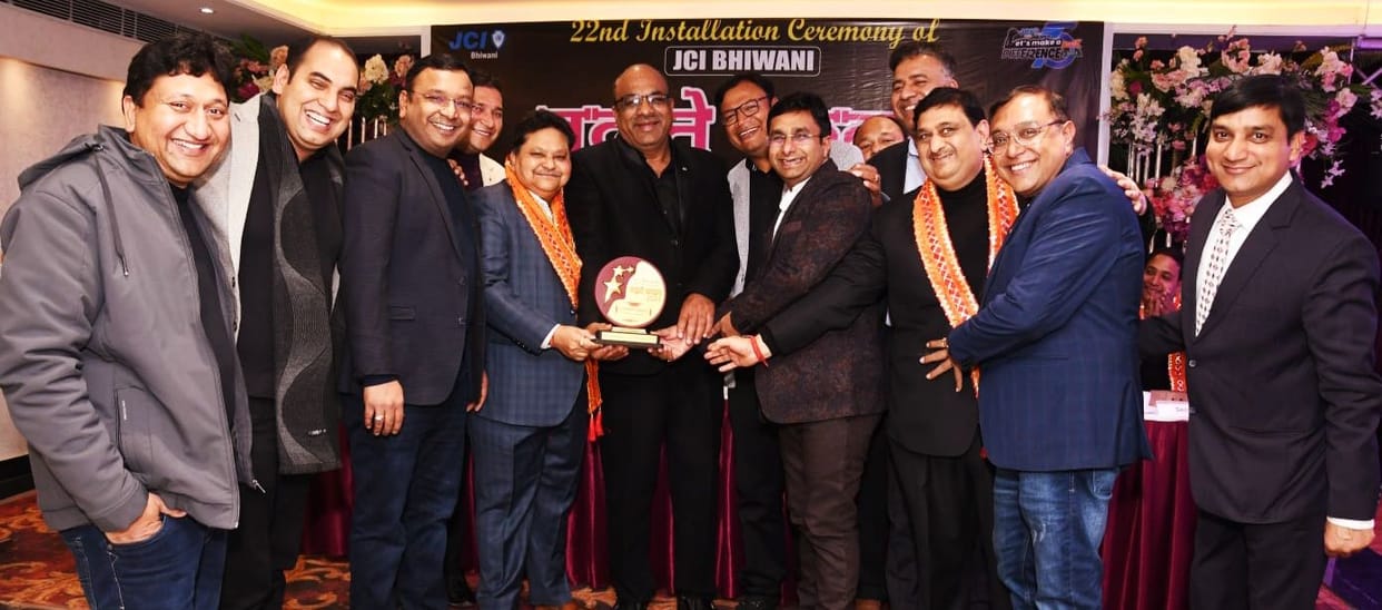 Foundation ceremony of JCI Bhiwani