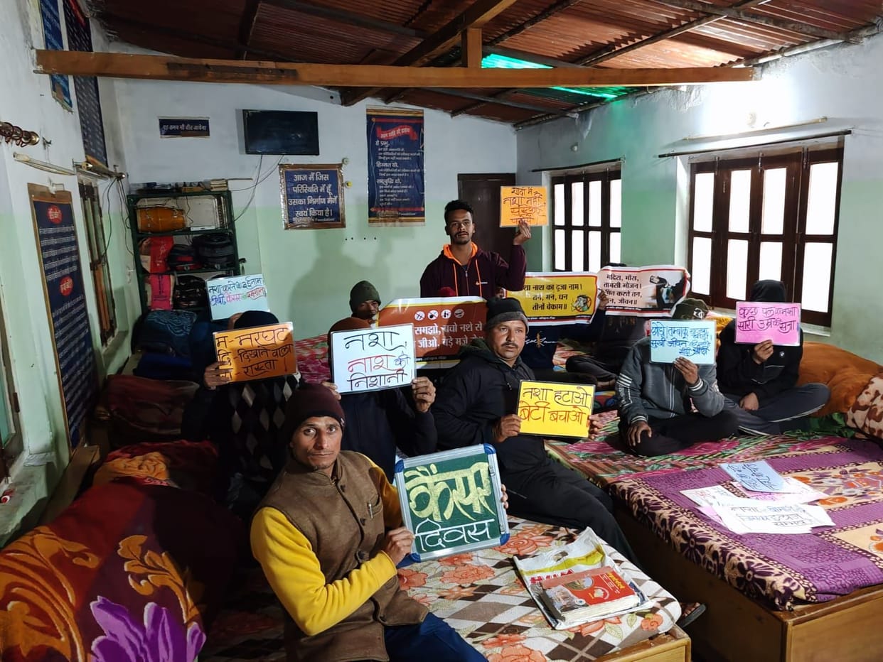 Awareness campaign conducted in de-addiction center on Cancer Day