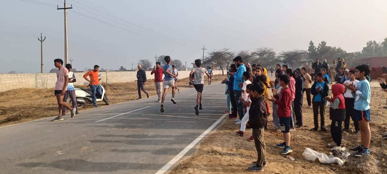 Former soldiers and policemen are sweating together to keep the youth away from drugs.