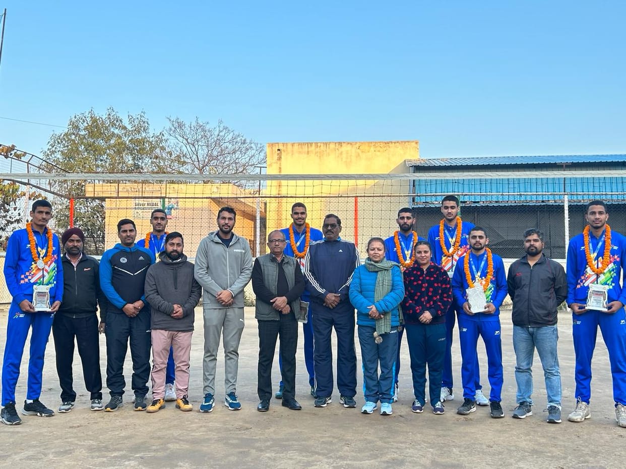 Thanks to SAI players, Haryana team won silver in Khelo India Volleyball