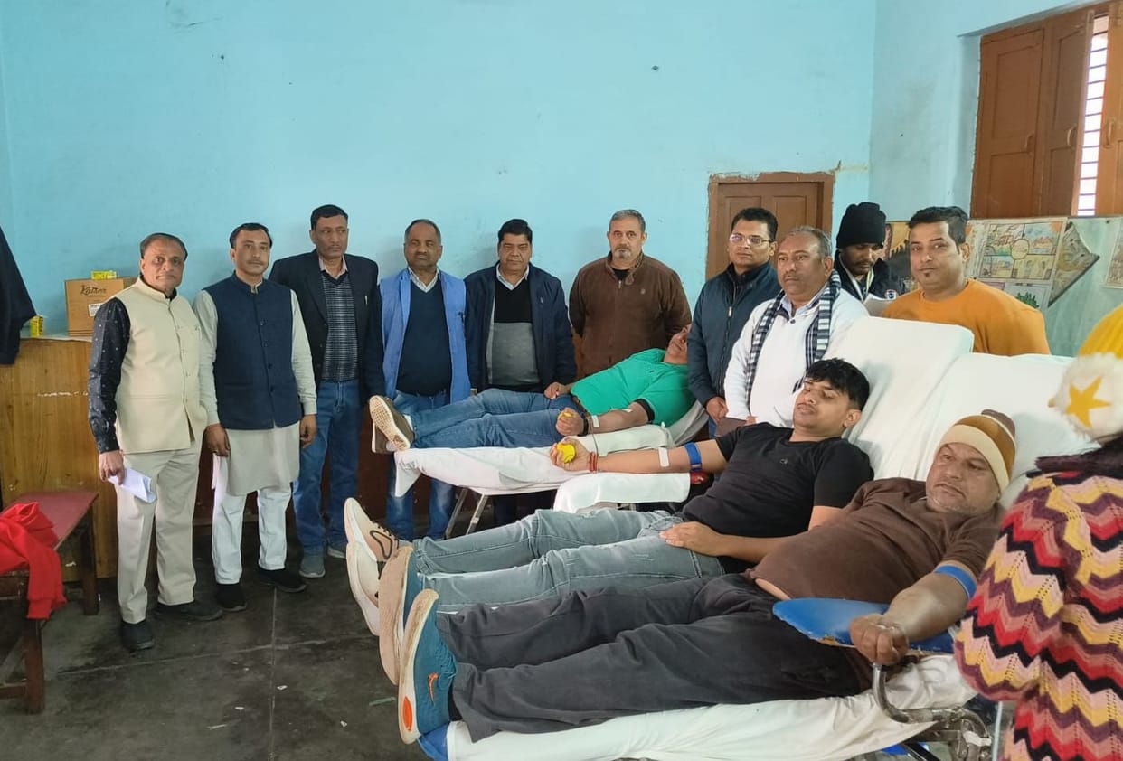 130 people got health checkup done in the camp, 58 donated blood
