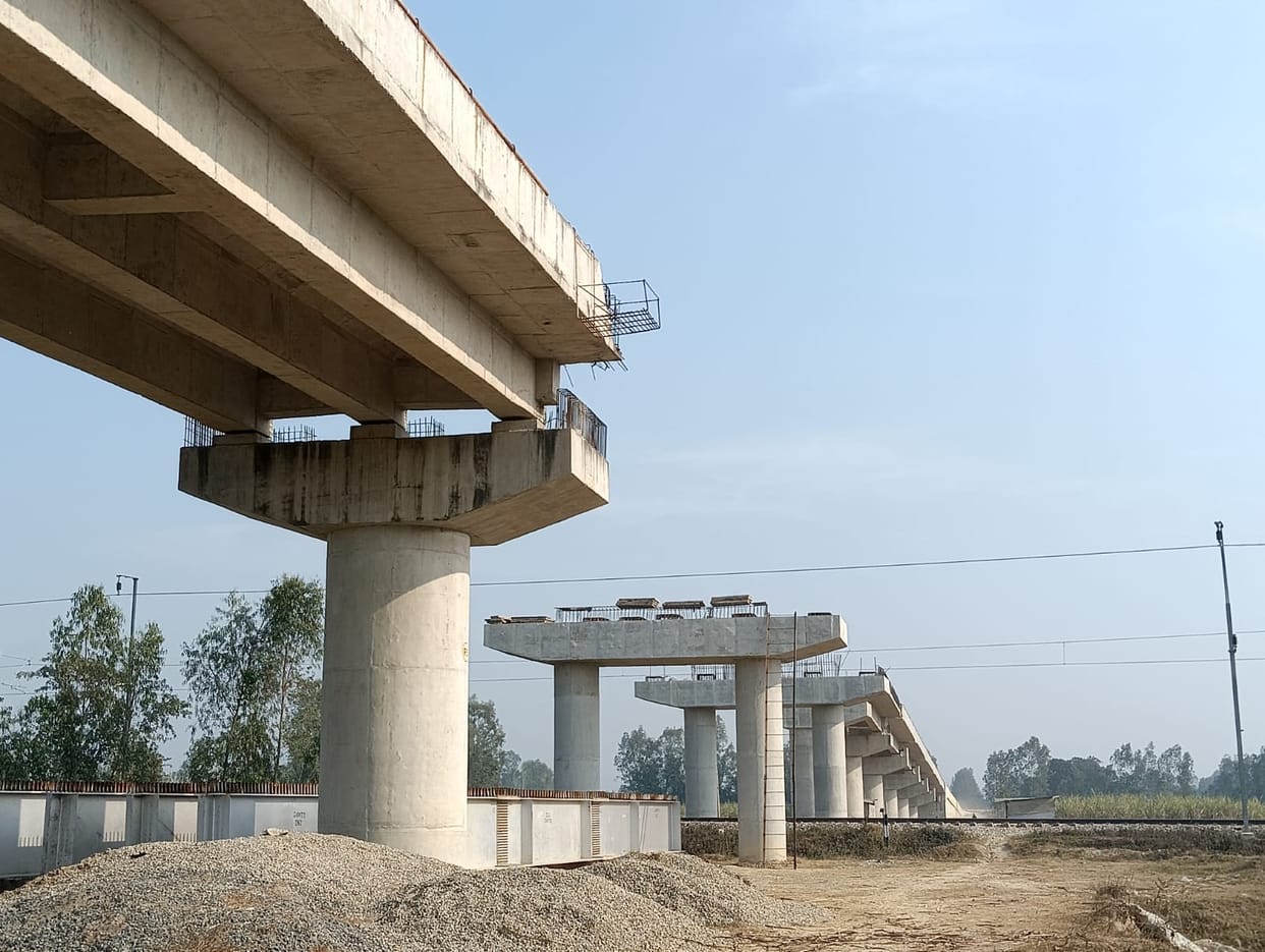 Now the work of placing the girder will start only after the verification by the Railways.