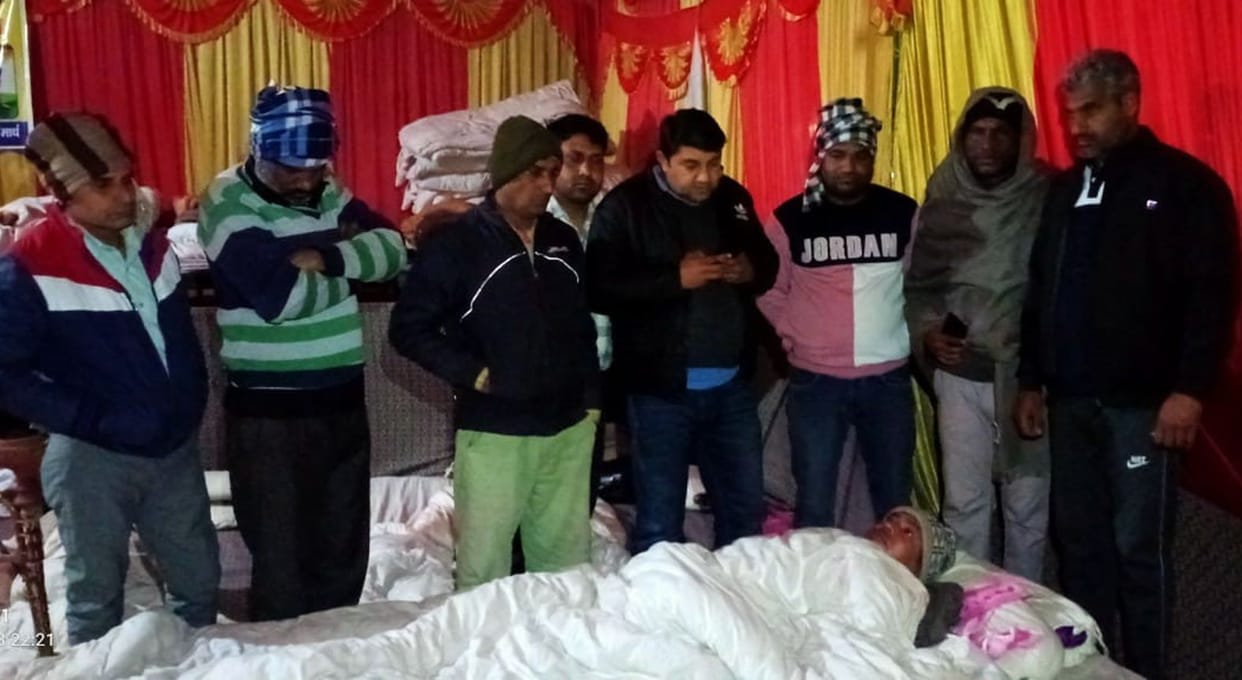 The health of a person on hunger strike deteriorated