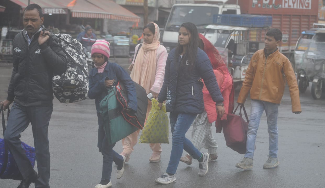Weather changed due to drizzle, no sunshine throughout the day