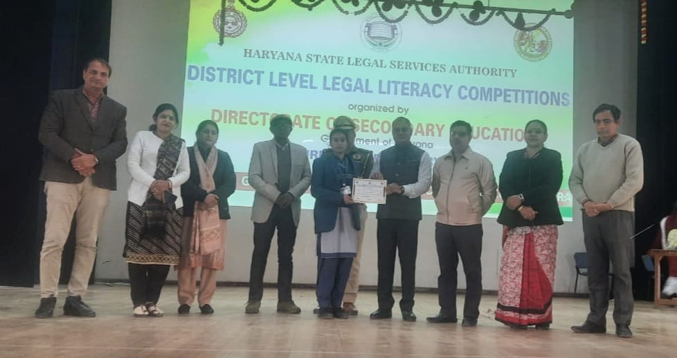 Navjot first in legal literacy competition