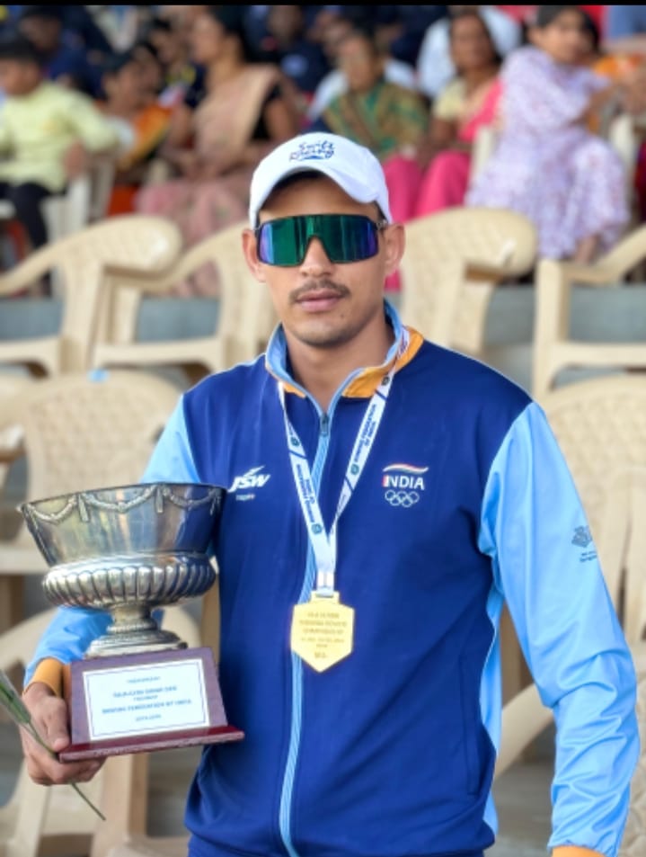 Puneet Kumar won two gold medals in Senior National