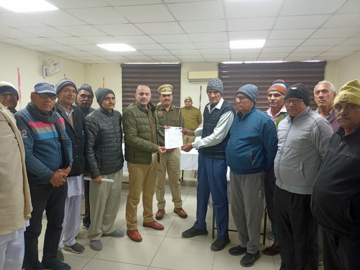 Retired policemen raised demands