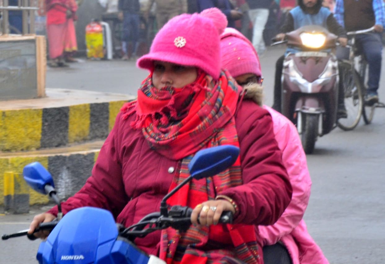 People kept getting drenched in light showers... chances of rain even today