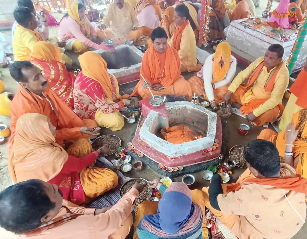 Lakshmi Narayan Mahayagya started, Ram Katha narrated