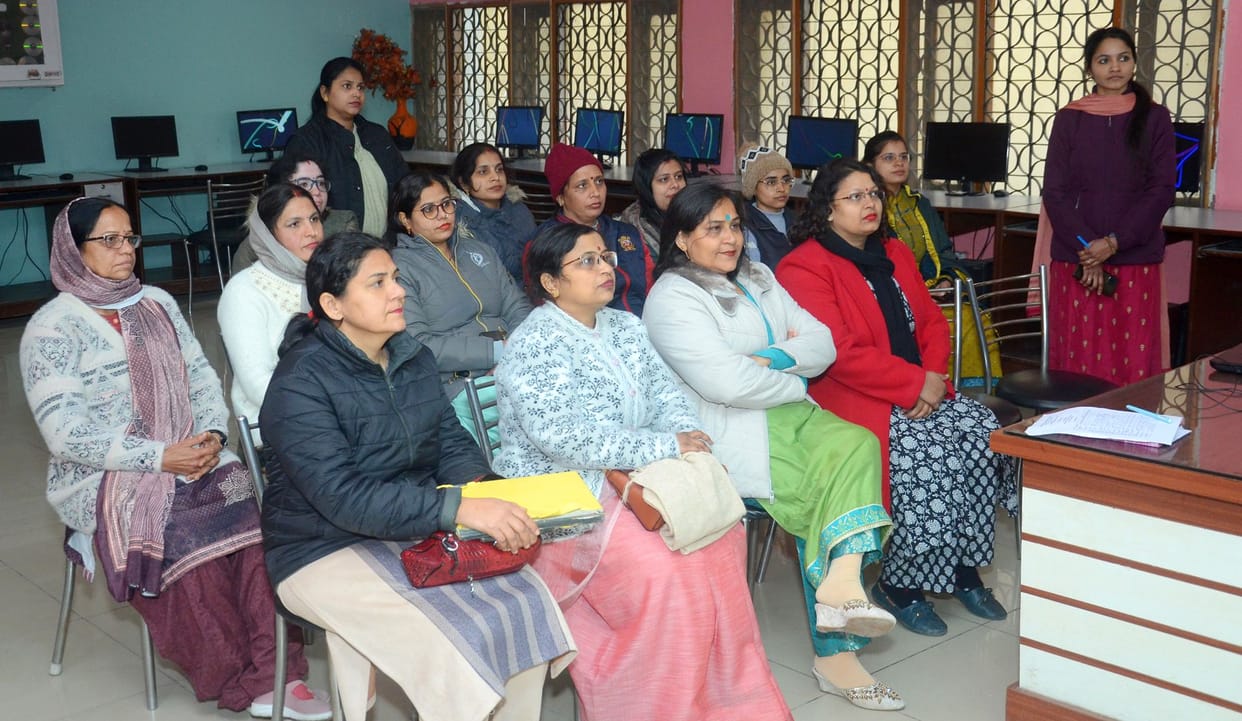 Gave technical knowledge of computers to teachers