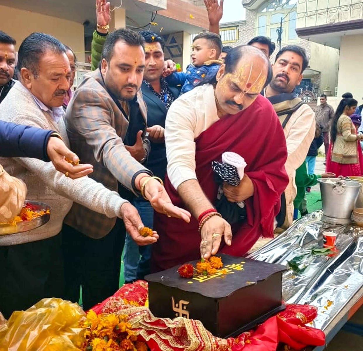 Inauguration of Shrimad Bhagwat Katha with Kalash Yatra