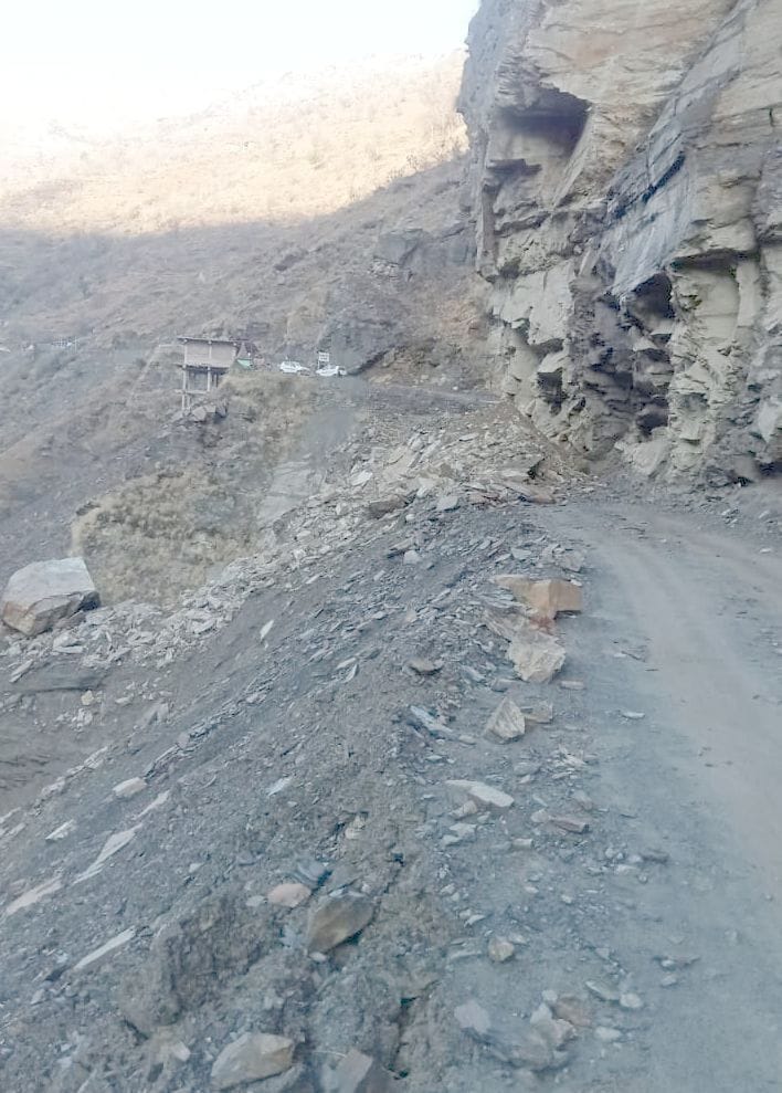 Vehicles run on Teesa-Bairagarh road after nine hours