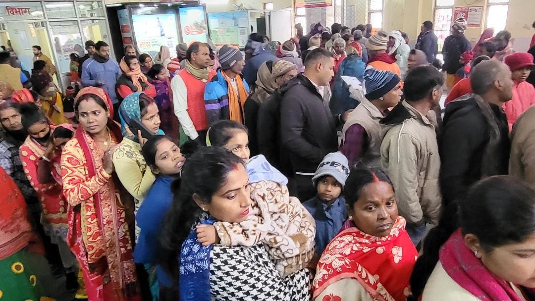 Skin disease patients increased in the district hospital