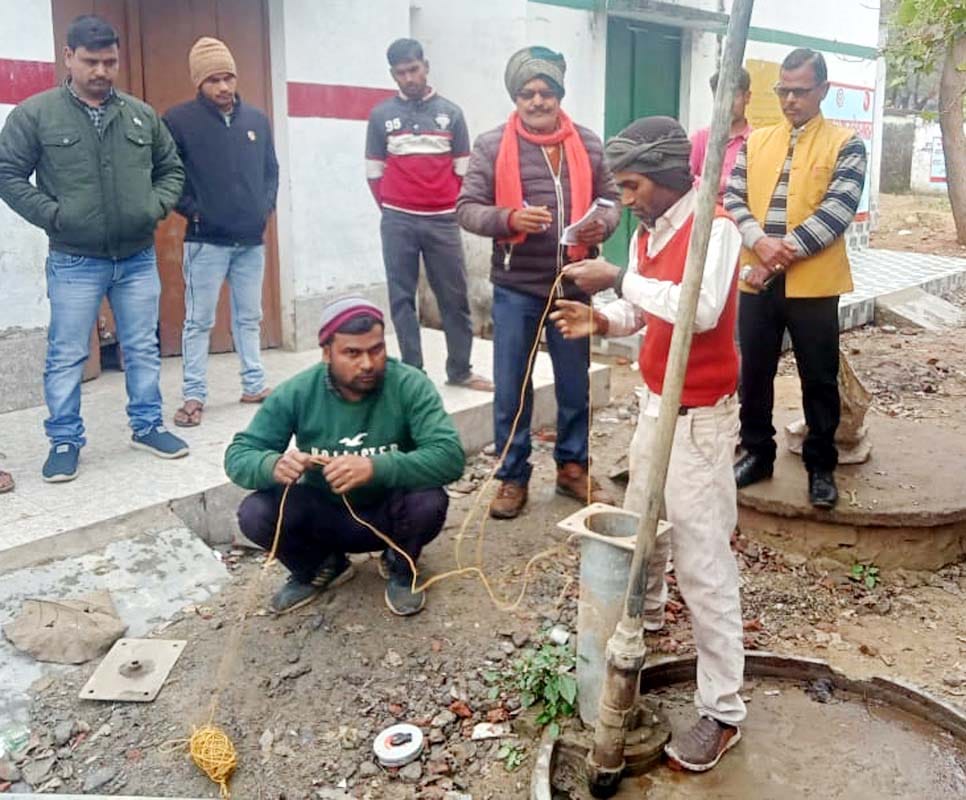 Rebar investigation...complete pipes not found in any hand pump