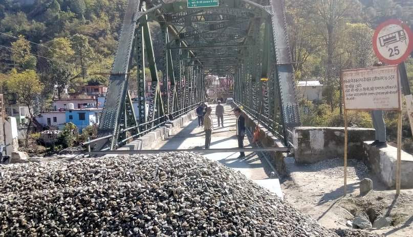 Bridge repair work begins in Nandprayag, traffic will remain closed for two months