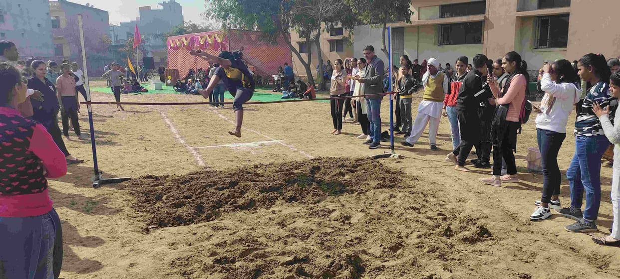 Players showed their talent in the annual sports competition
