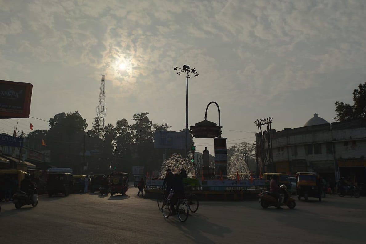 Light rain in the morning, cloudy sky...Chance of sunshine from today