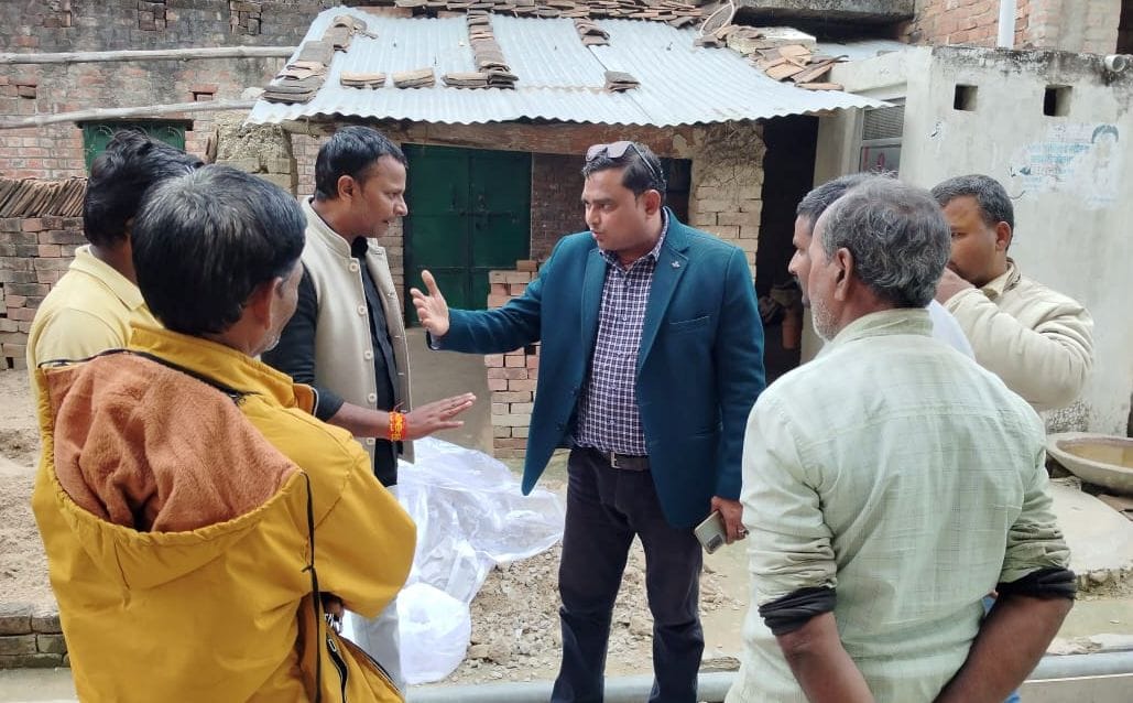 People got angry after seeing poor construction, work was stopped