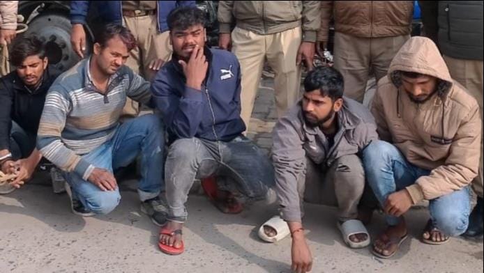 tractor thieves caught