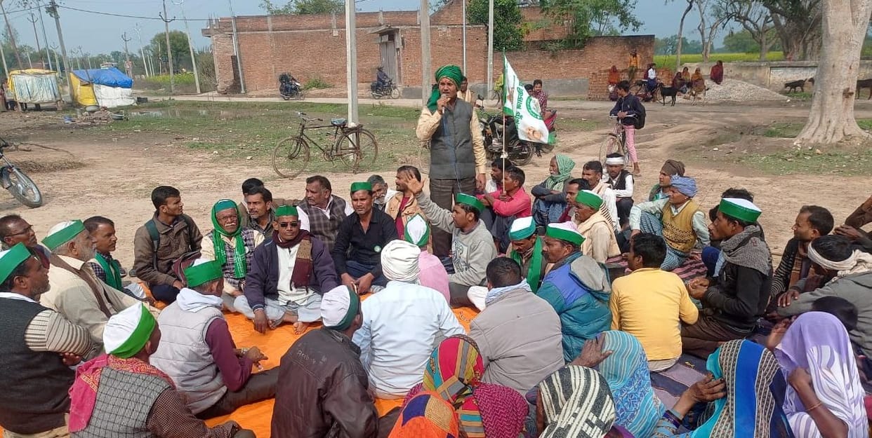 Capture of government land, farmers protest against EO