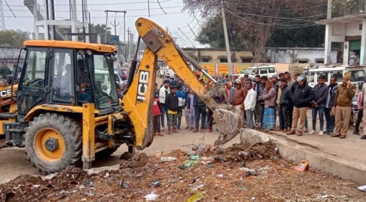 Encroachment removed from government land