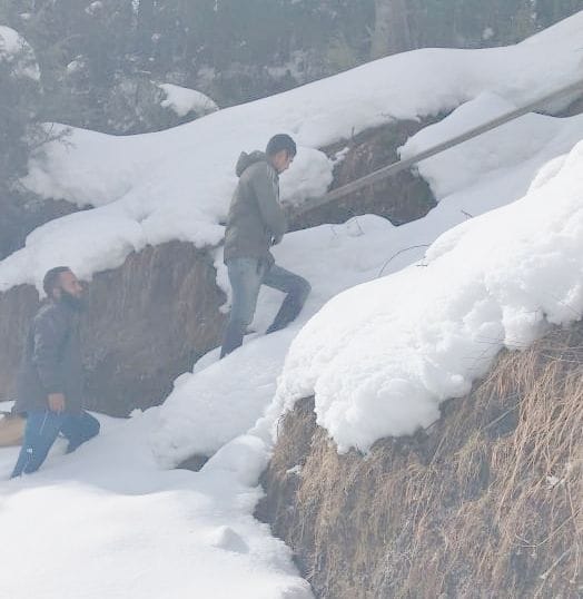 Drinking water supply restored after walking in four feet snow