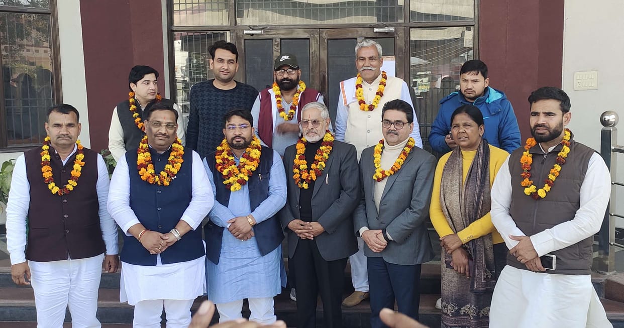 Officials of District Executive of BJP welcomed