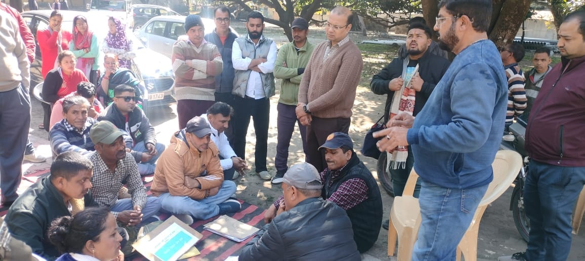 Villagers got angry due to lack of rain water drainage system