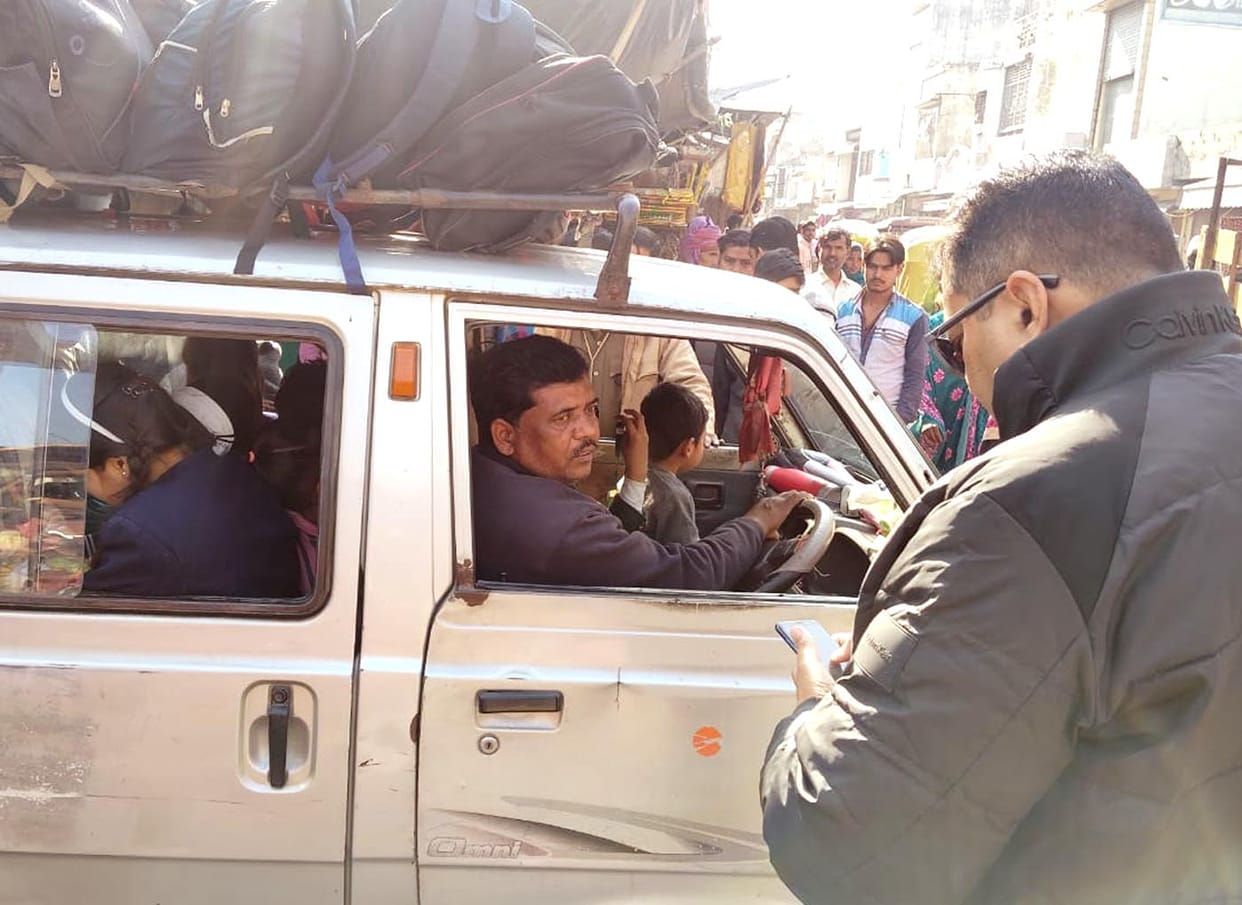 Driver could not show papers, school van seized