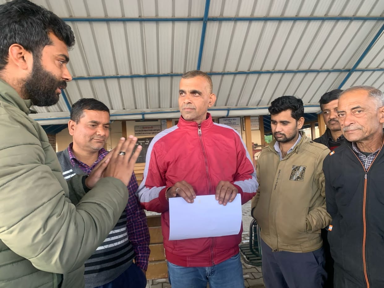 Letter sent to DRM Northern Railway for rail restoration
