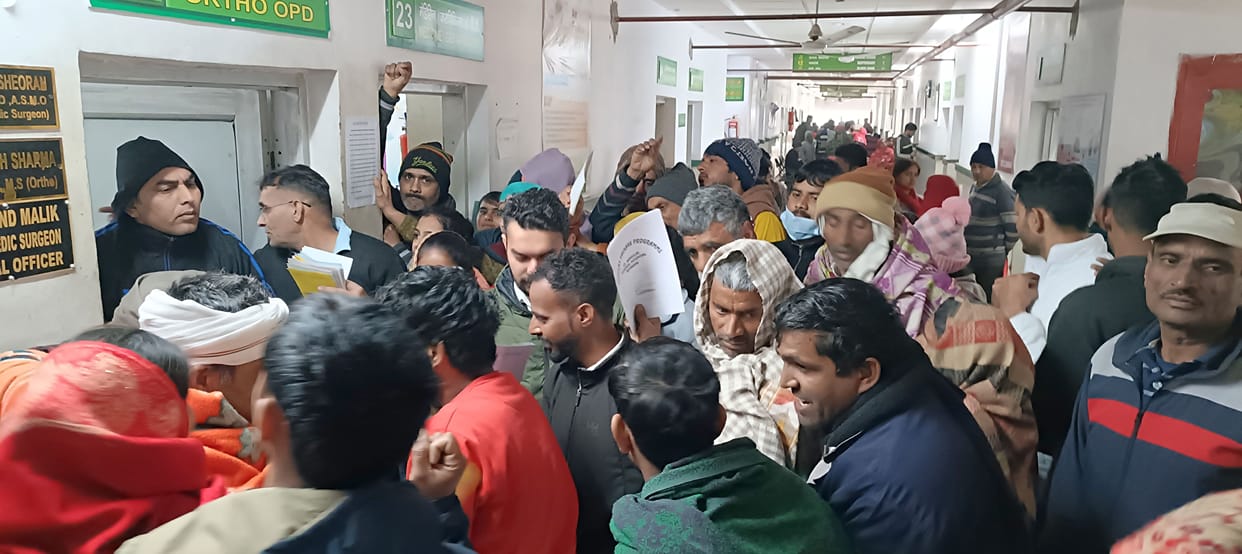 Now security staff will take charge in OPD of Civil Hospital