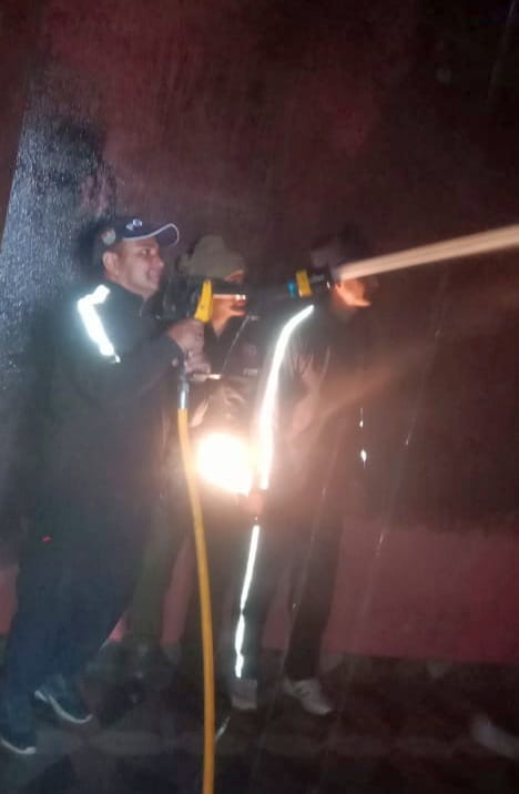 House caught fire in Salmora, major accident averted
