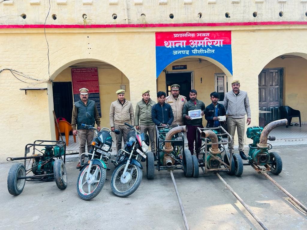 Four miscreants caught in encounter, one shot in leg