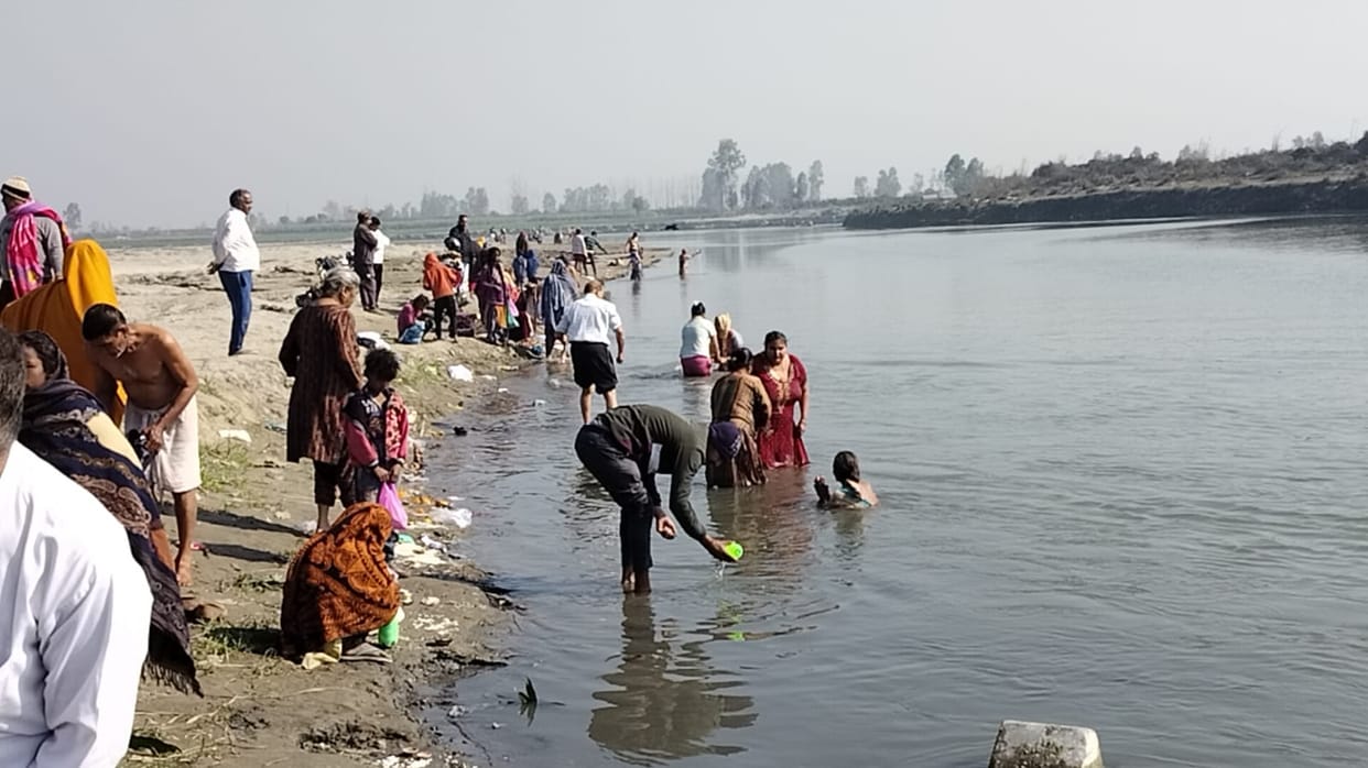 Took a dip of faith in Yamuna on Mauni Amavasya