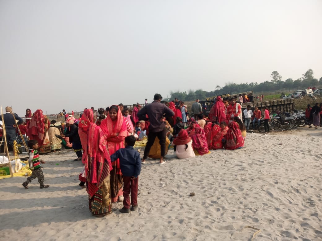 Mauni Amavasya ::: Took a dip in Gomti, Sharda and Lilhar Sarovar