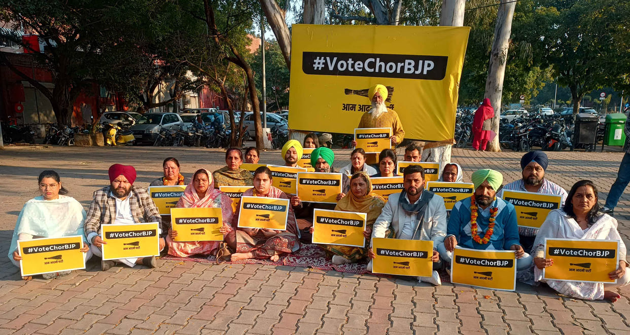 AAP's hunger strike continues for sixth day on allegations of rigging in mayor elections