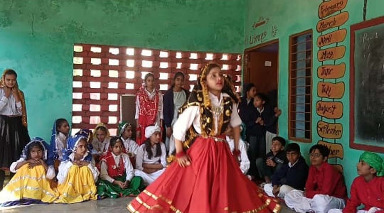 Students showed their skills in block level talent search program