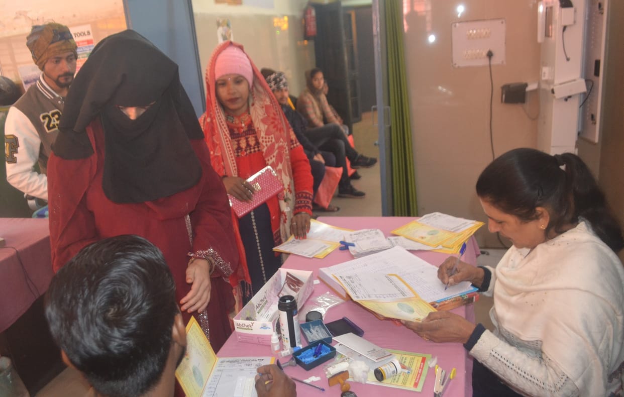 47 pregnant women examined in CHC, nine marked in HRP