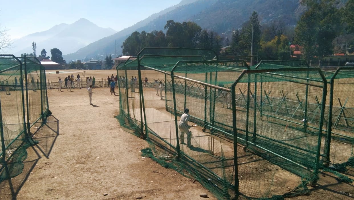 Trial of players taken for district cricket team