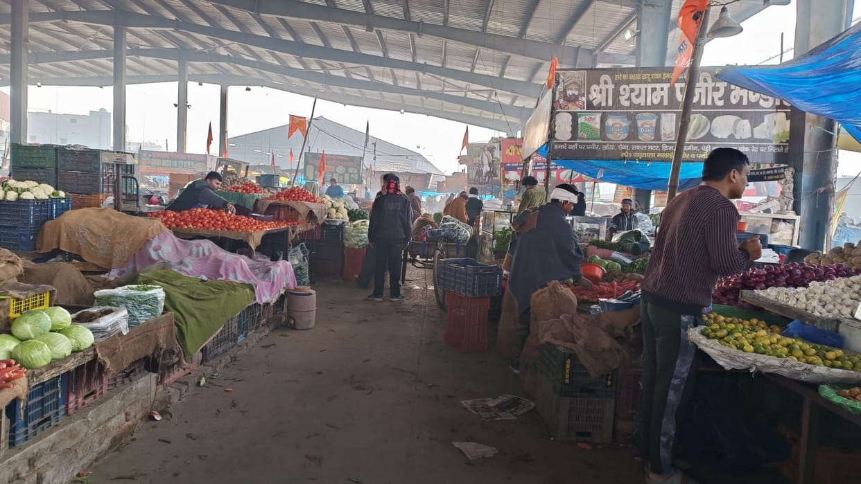 There was no purchase in the market premises, people made huge purchases outside