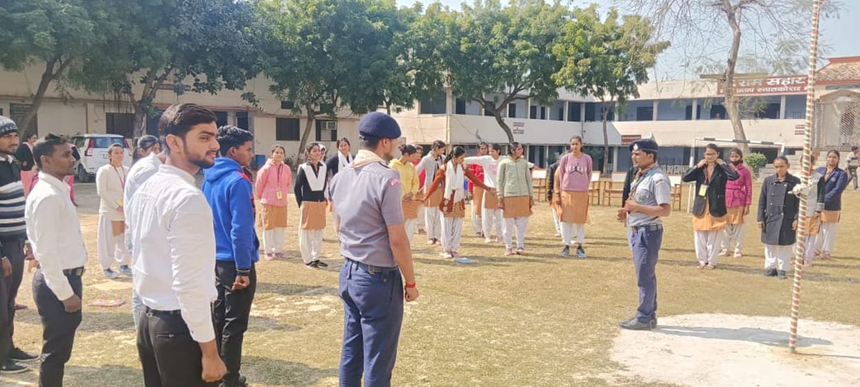 Told the students the importance of yoga