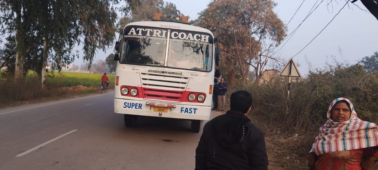 Man injured after falling from transport committee bus window, admitted to PGI
